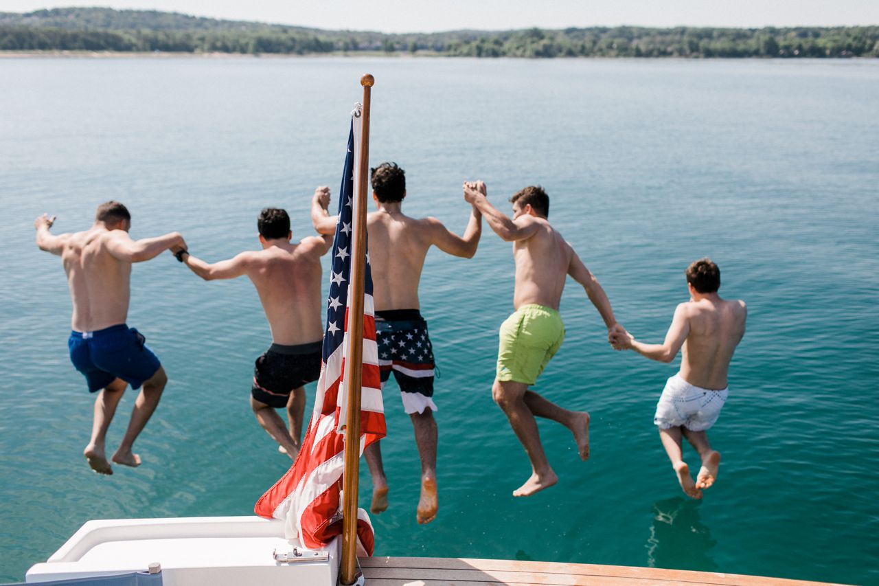 Waterfront Michigan Wedding | The Weber Photographers