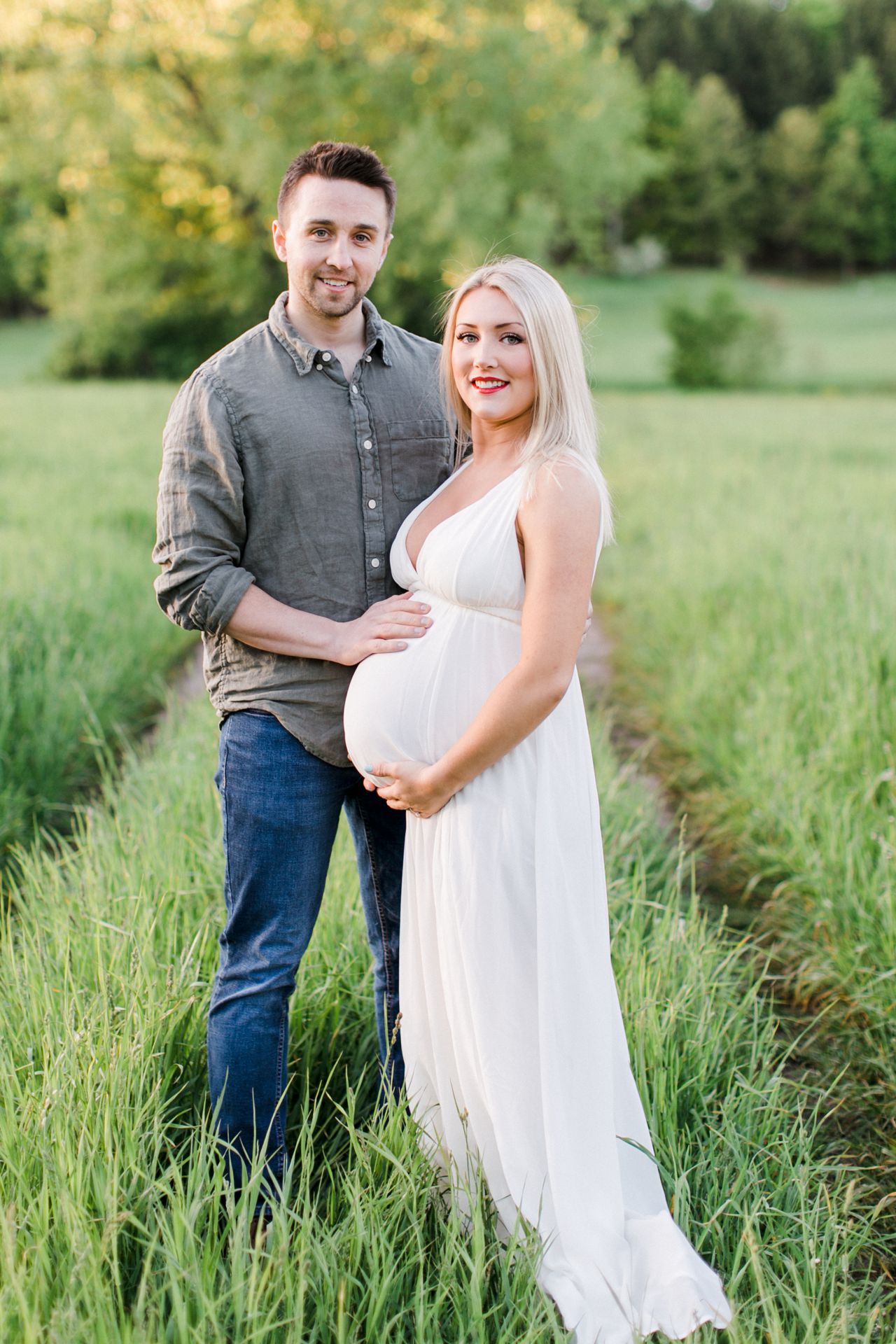 Golden Hour Maternity Session | The Weber Photographers
