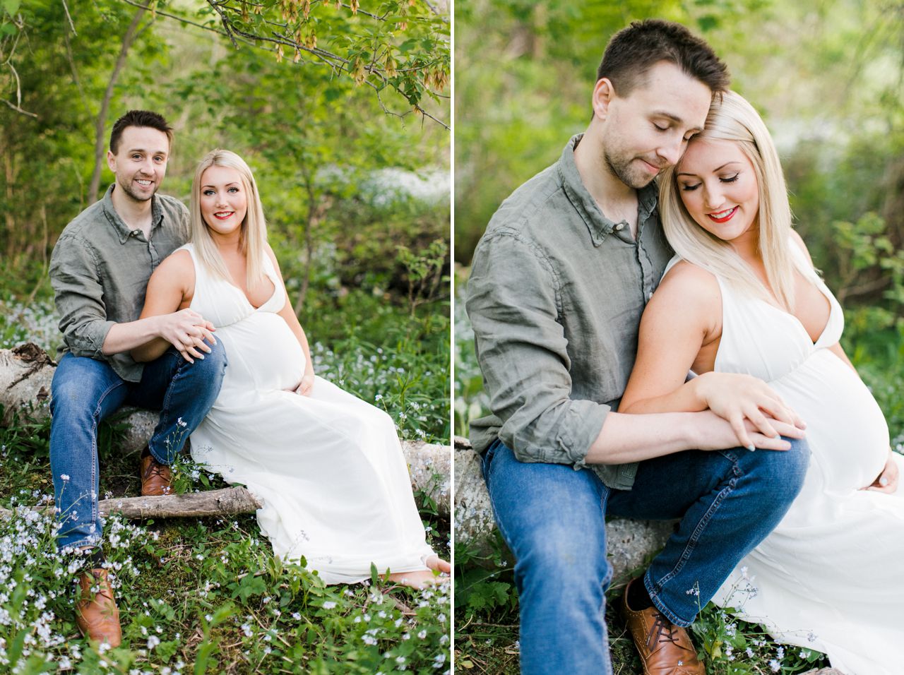 Woodsy Maternity Session | The Weber Photographers 