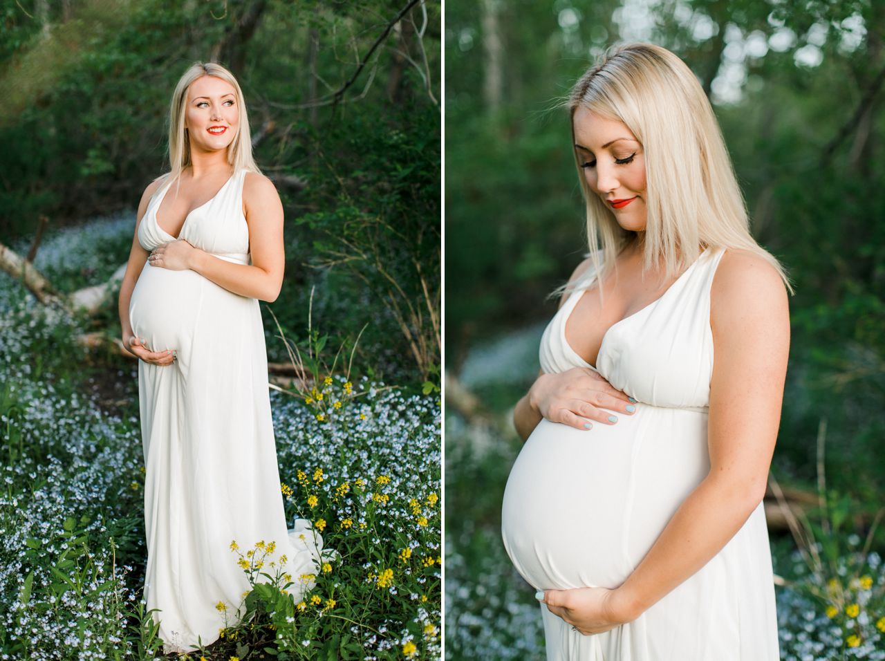 Woodsy Maternity Session | The Weber Photographers 