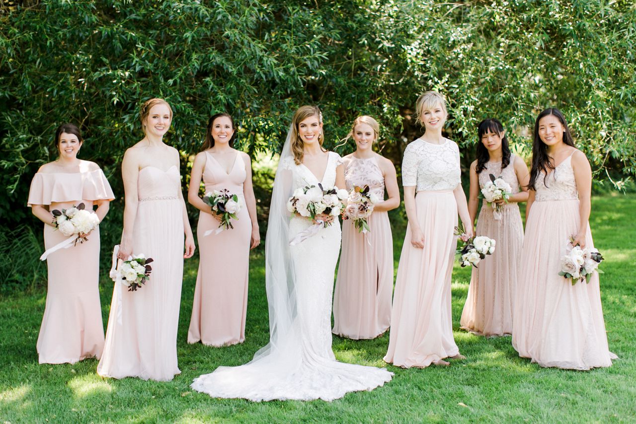 Deer Lake Bridesmaids Wedding Portraits | The Weber Photographers