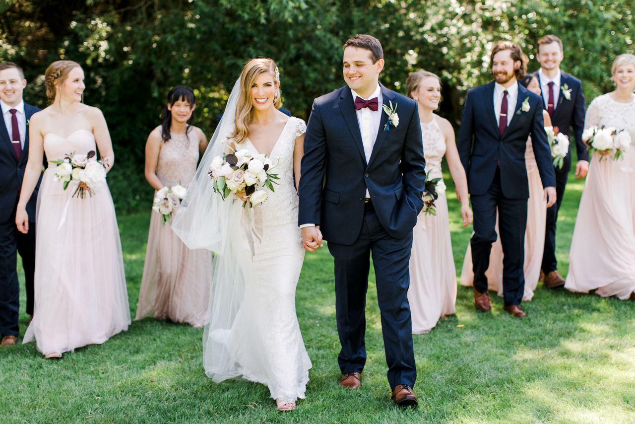 Deer Lake Wedding Party Portraits | The Weber Photographers