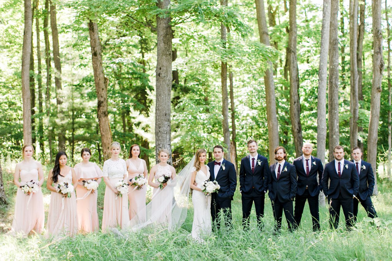 Boyne Mountain Wedding Party Portraits | The Weber Photographers