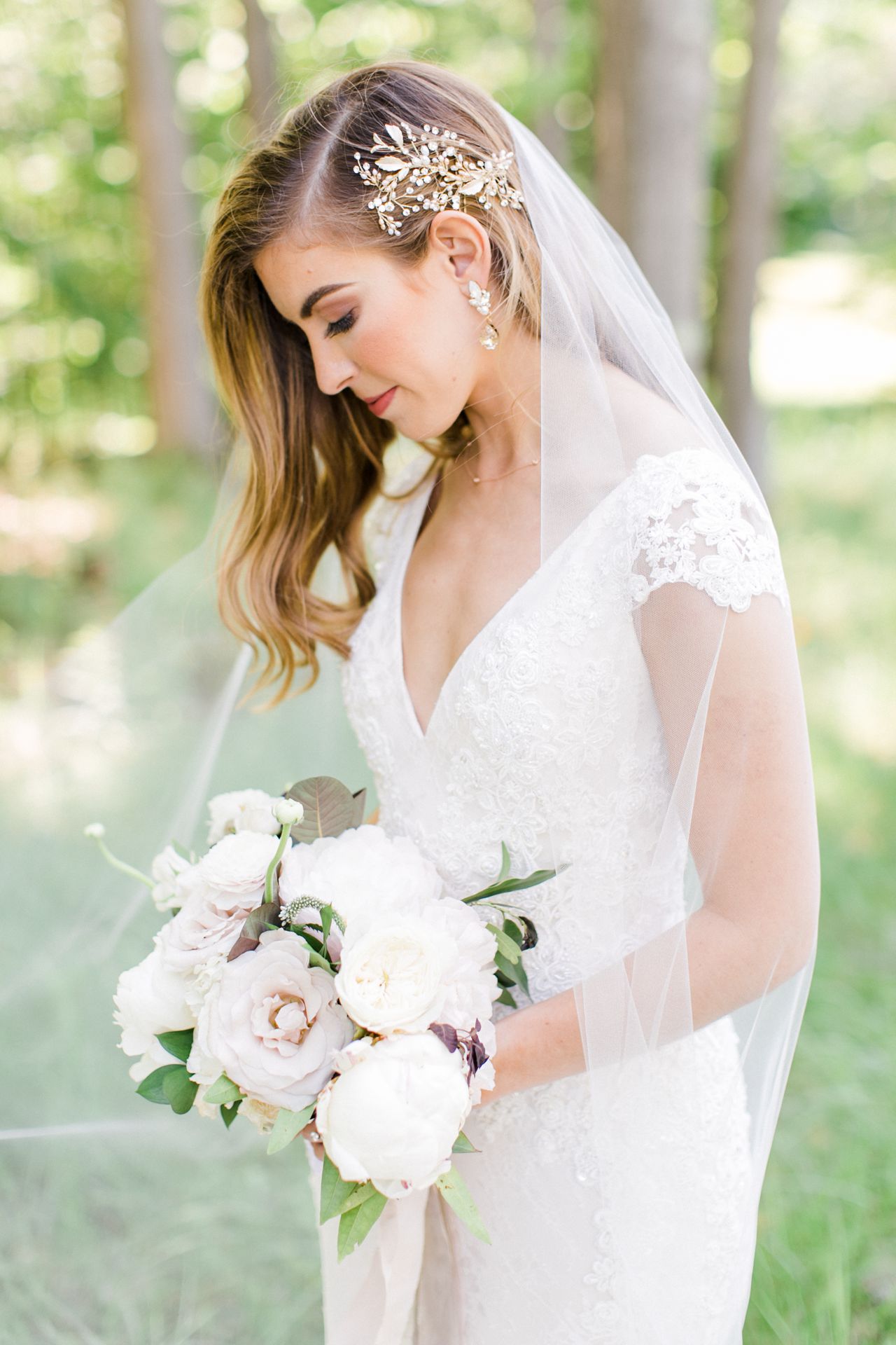 Deer Lake Bridal Portraits | The Weber Photographers