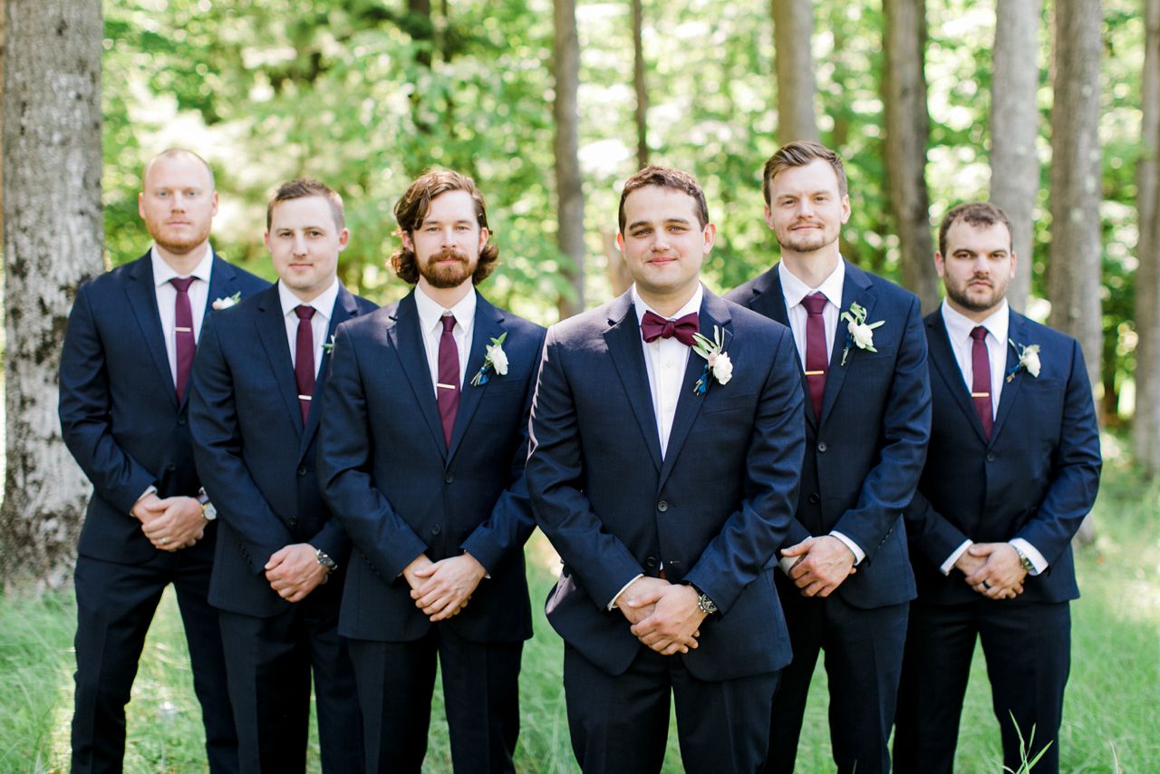 Deer Lake Groomsmen Portraits | The Weber Photographers