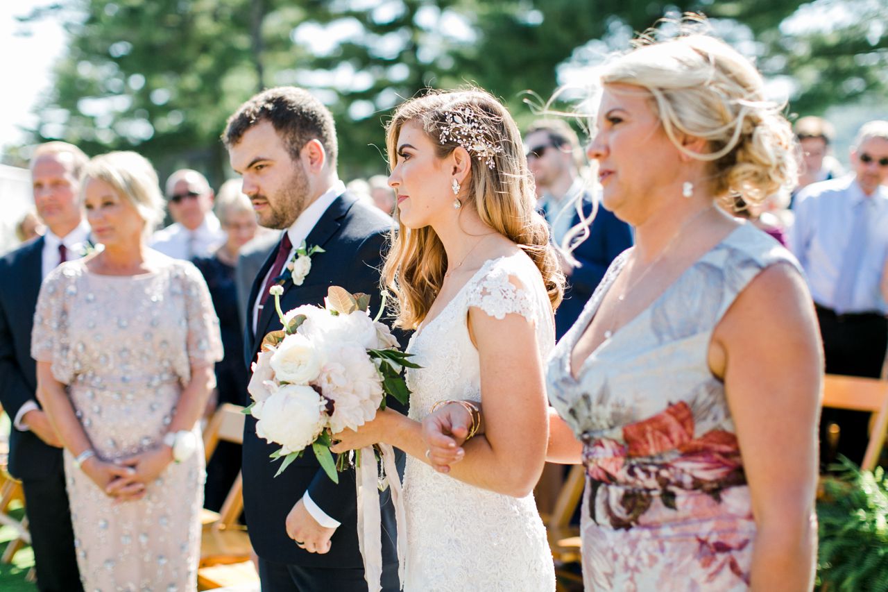 Boyne Mountain Wedding Ceremony | The Weber Photographers