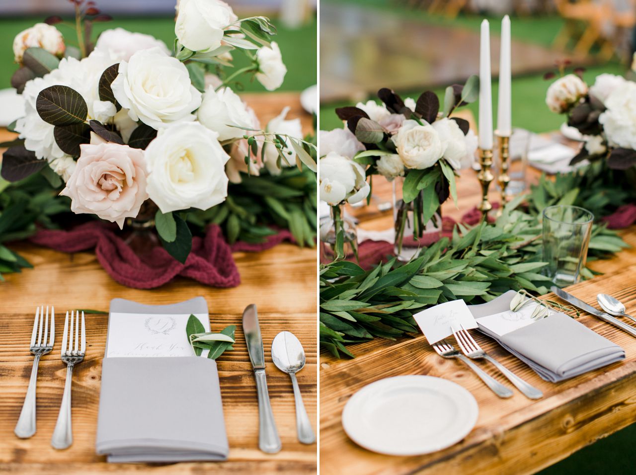 Deer Lake Wedding Reception Details | The Weber Photographers