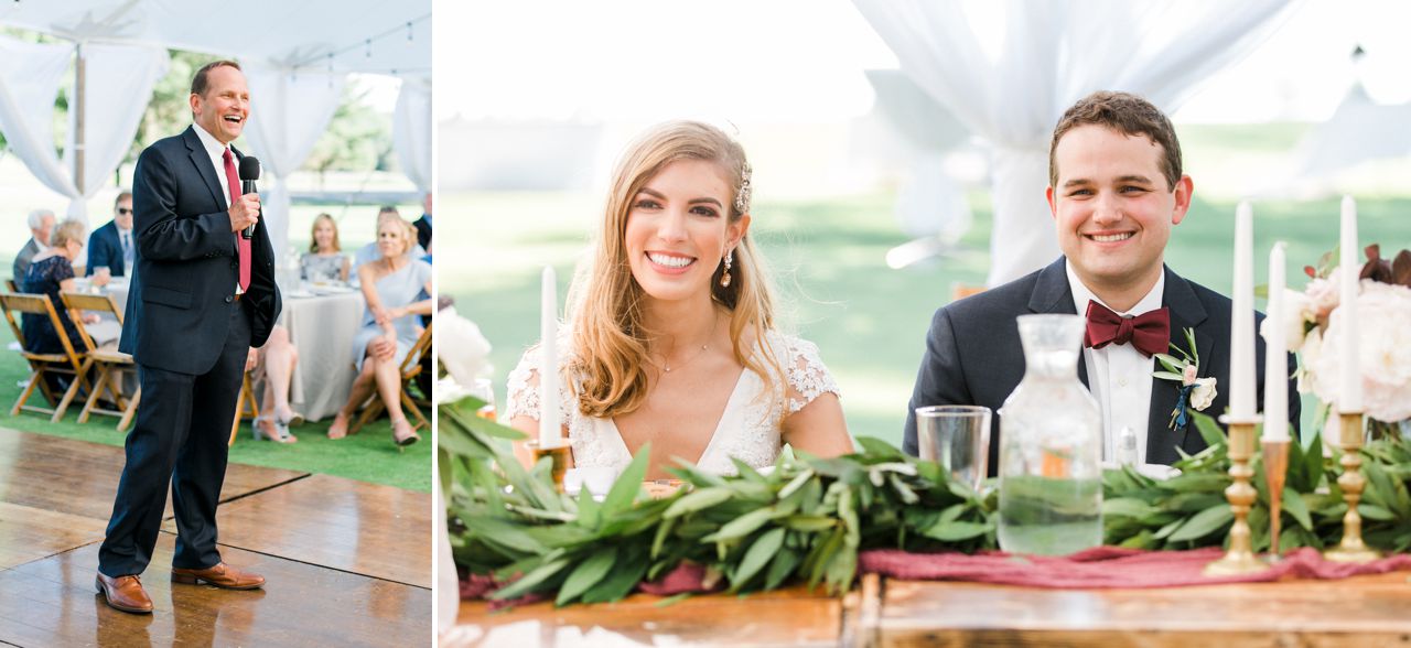 Boyne Mountain Wedding Speeches | The Weber Photographers