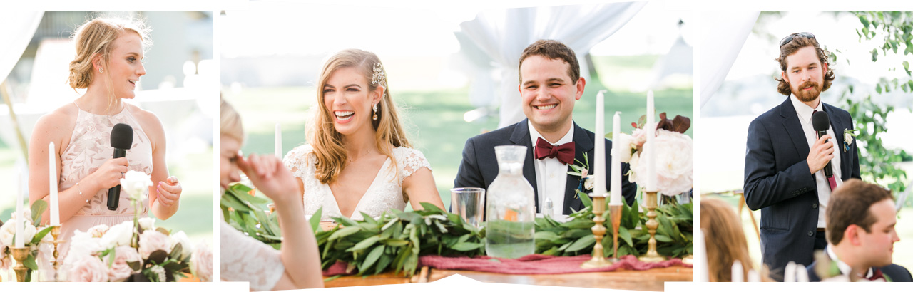 Deer Lake Wedding Speeches | The Weber Photographers