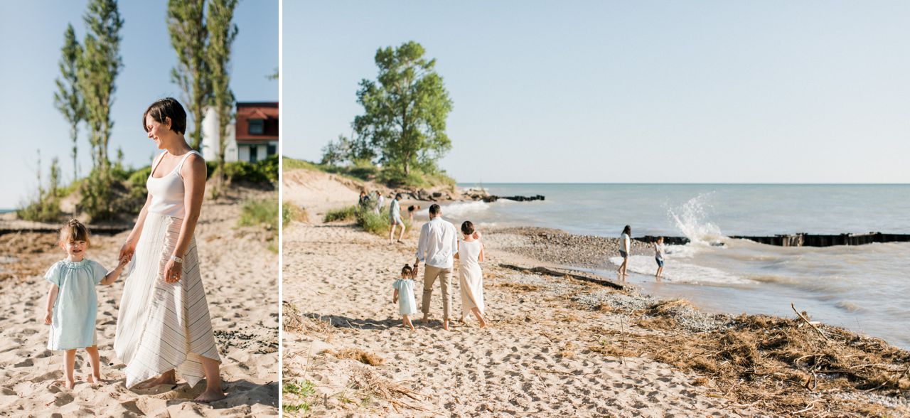 Lake Michigan Family Portrait | The Weber Photographers
