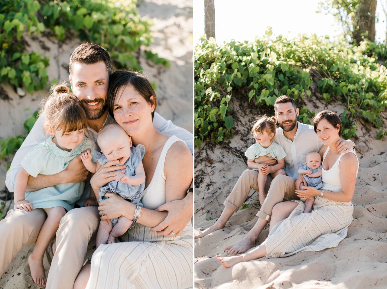Lake Michigan Family Portrait | The Weber Photographers