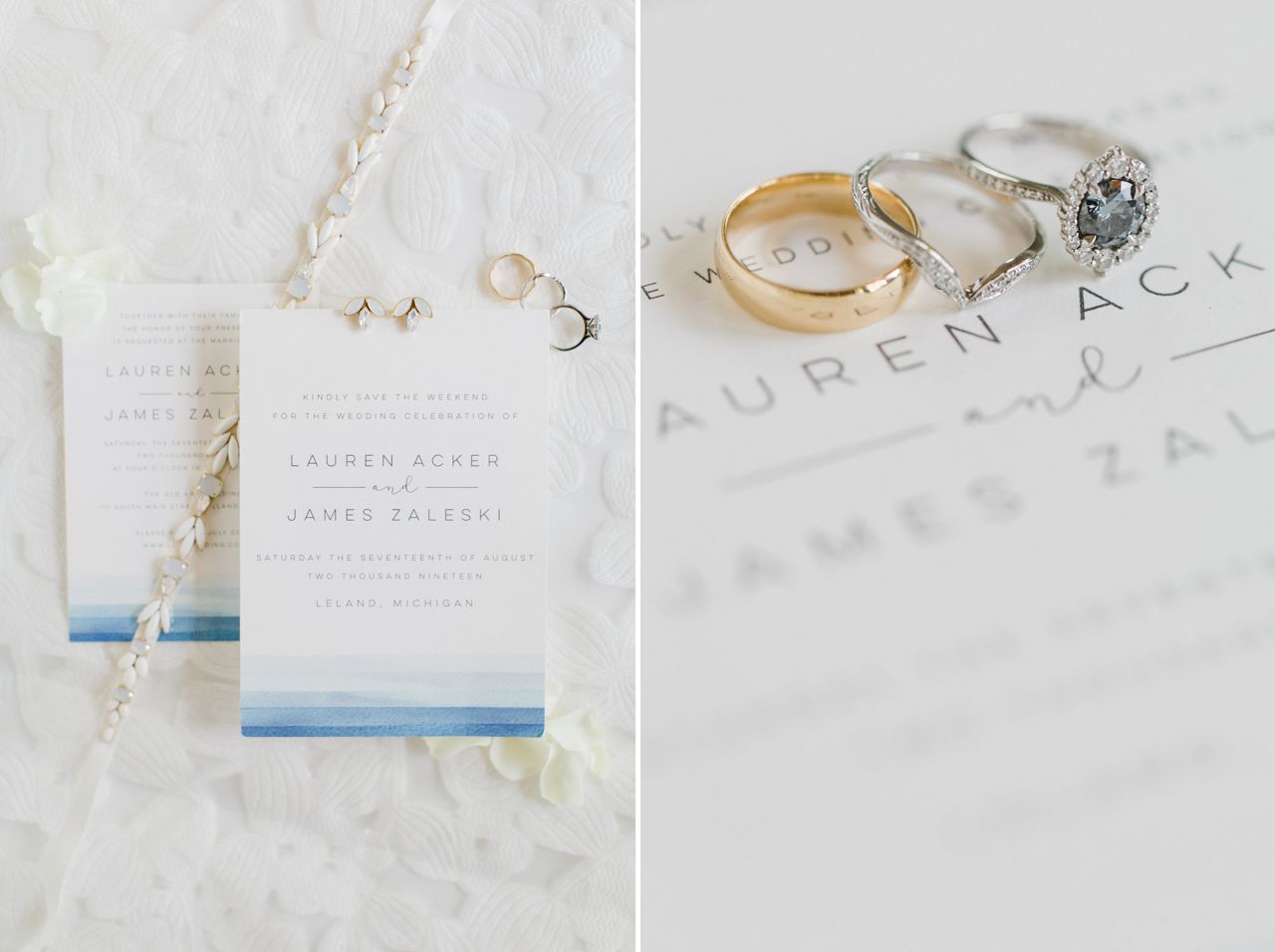 Northern Michigan Bride Details | The Weber Photographers