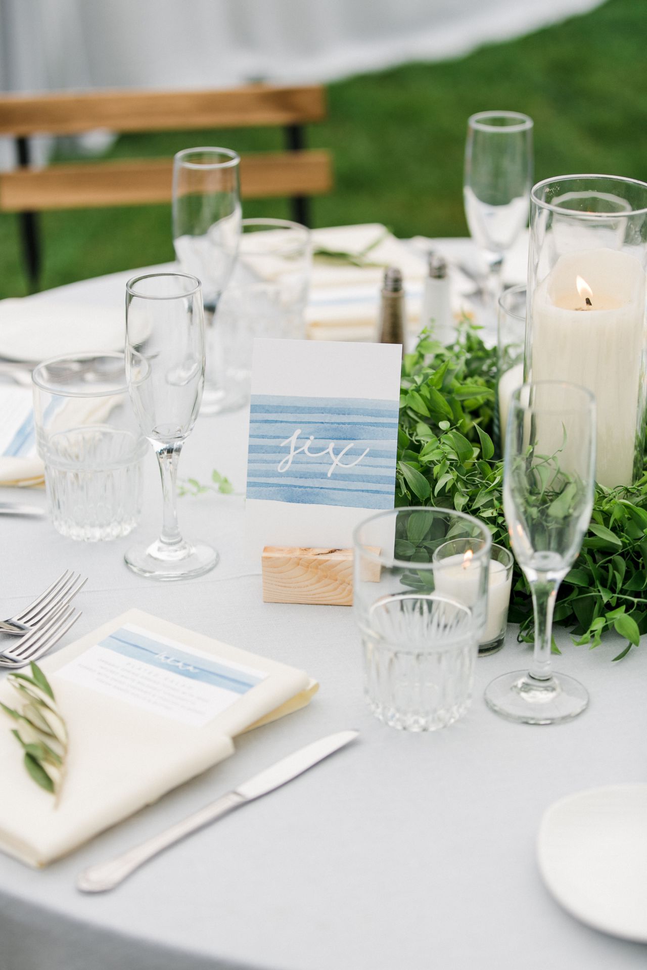 Northern Michigan Wedding Reception Details | The Weber Photographers