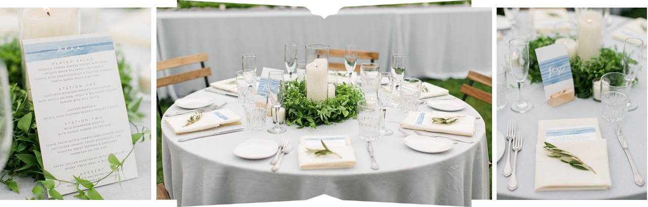 Northern Michigan Wedding Reception Details | The Weber Photographers