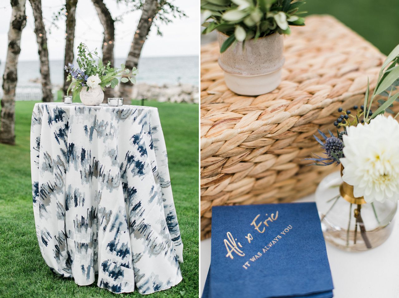 Inn at Bay Harbor Wedding Reception Details | The Weber Photographers