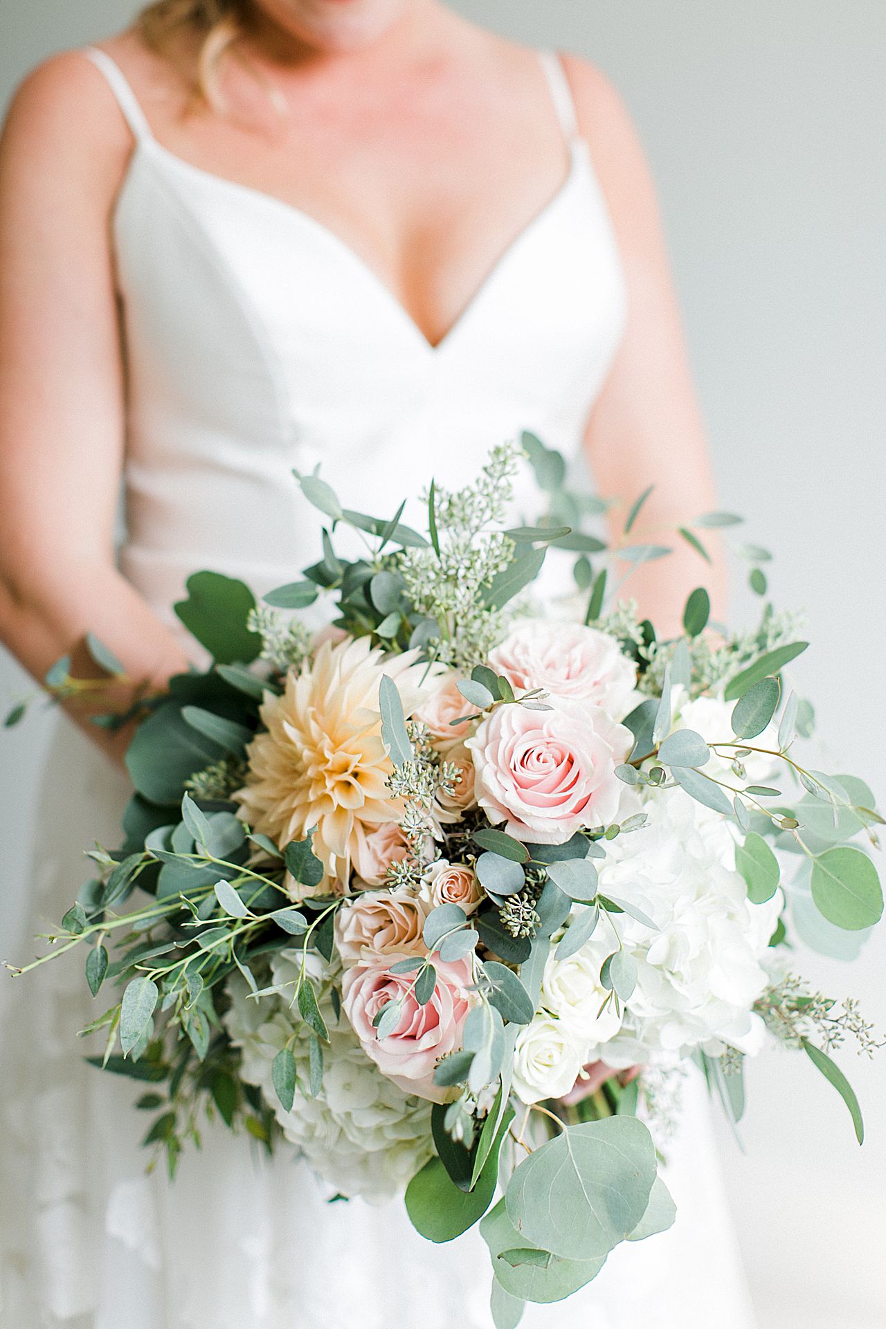 Bridal bouquet in Northern Michigan