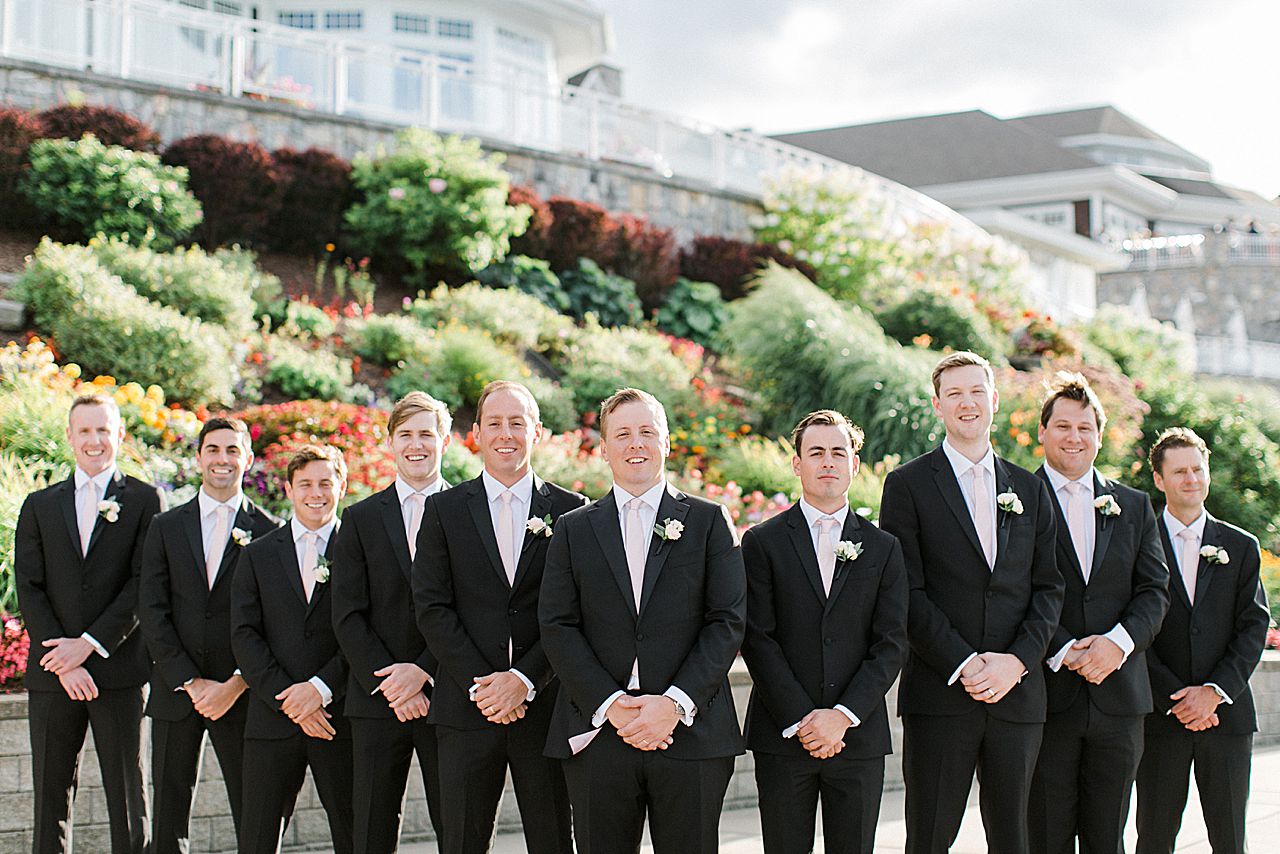 Groomsmen portraits in Petoskey, Michigan