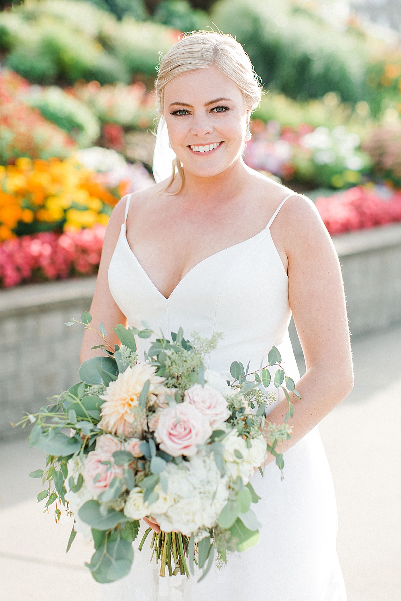 Bride portrait in Northern Michigan