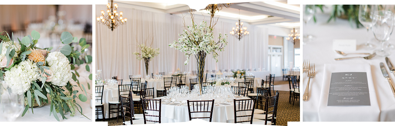 Reception area at the Bay Harbor Yacht Club in Northern Michigan
