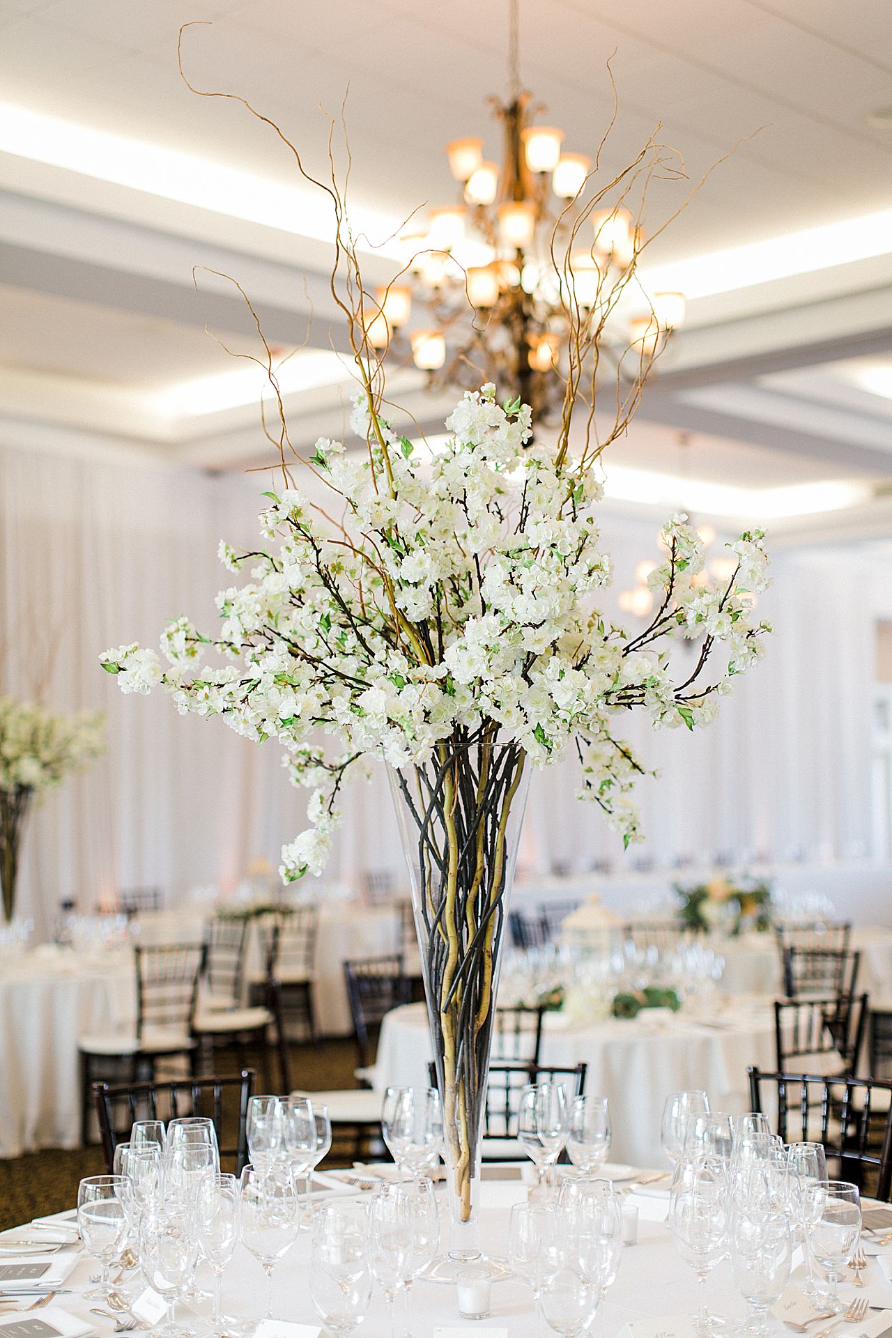 Wedding reception centerpiece decor