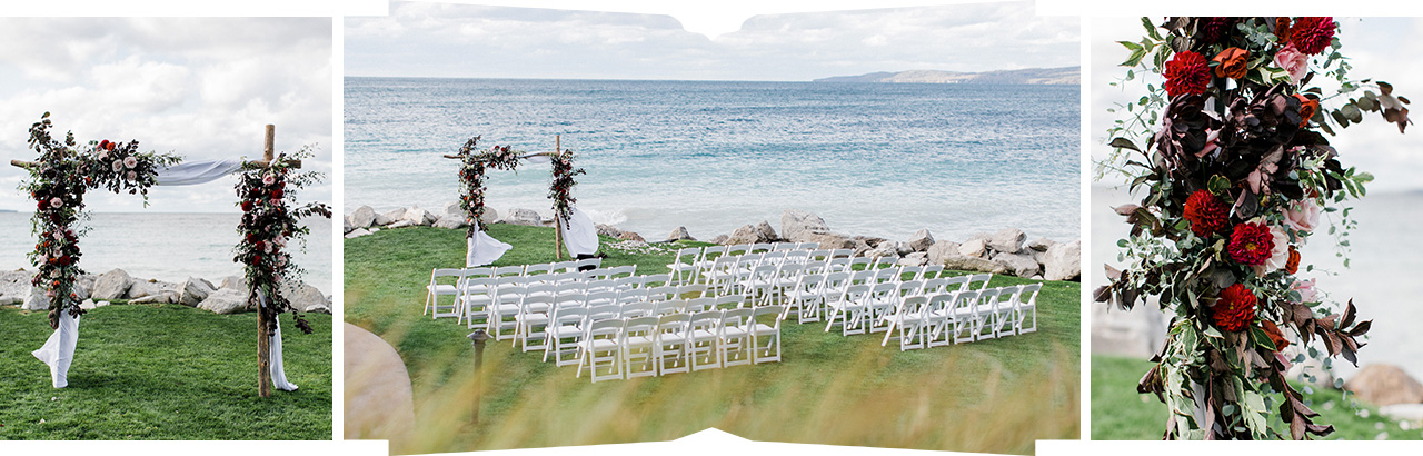 Northern Michigan Wedding Ceremony | The Weber Photographers