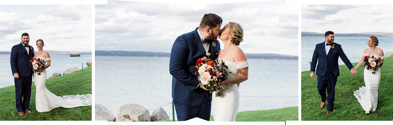 Northern Michigan Bride and Groom Portraits | The Weber Photographers