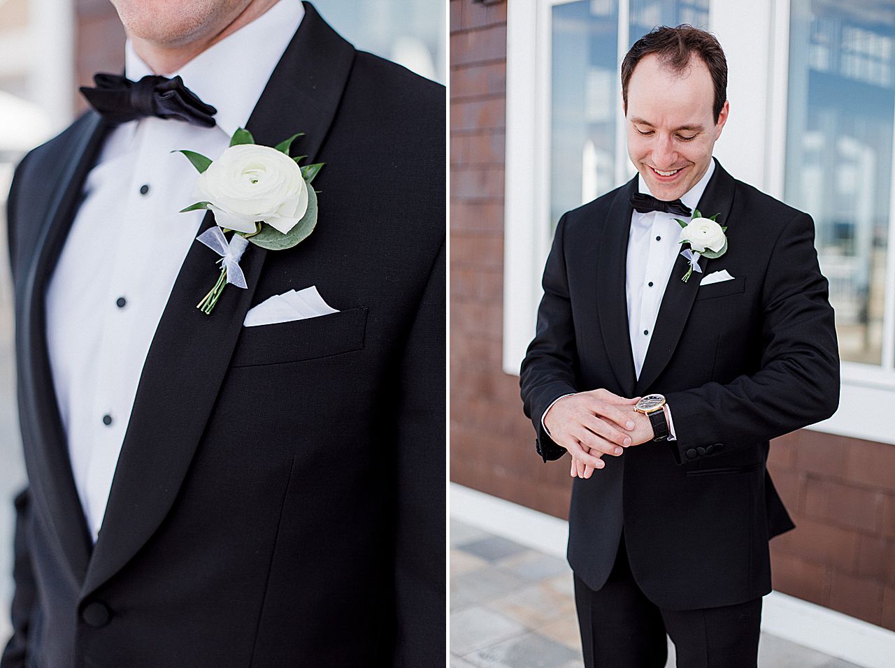 Groom detail photography of his boutineer