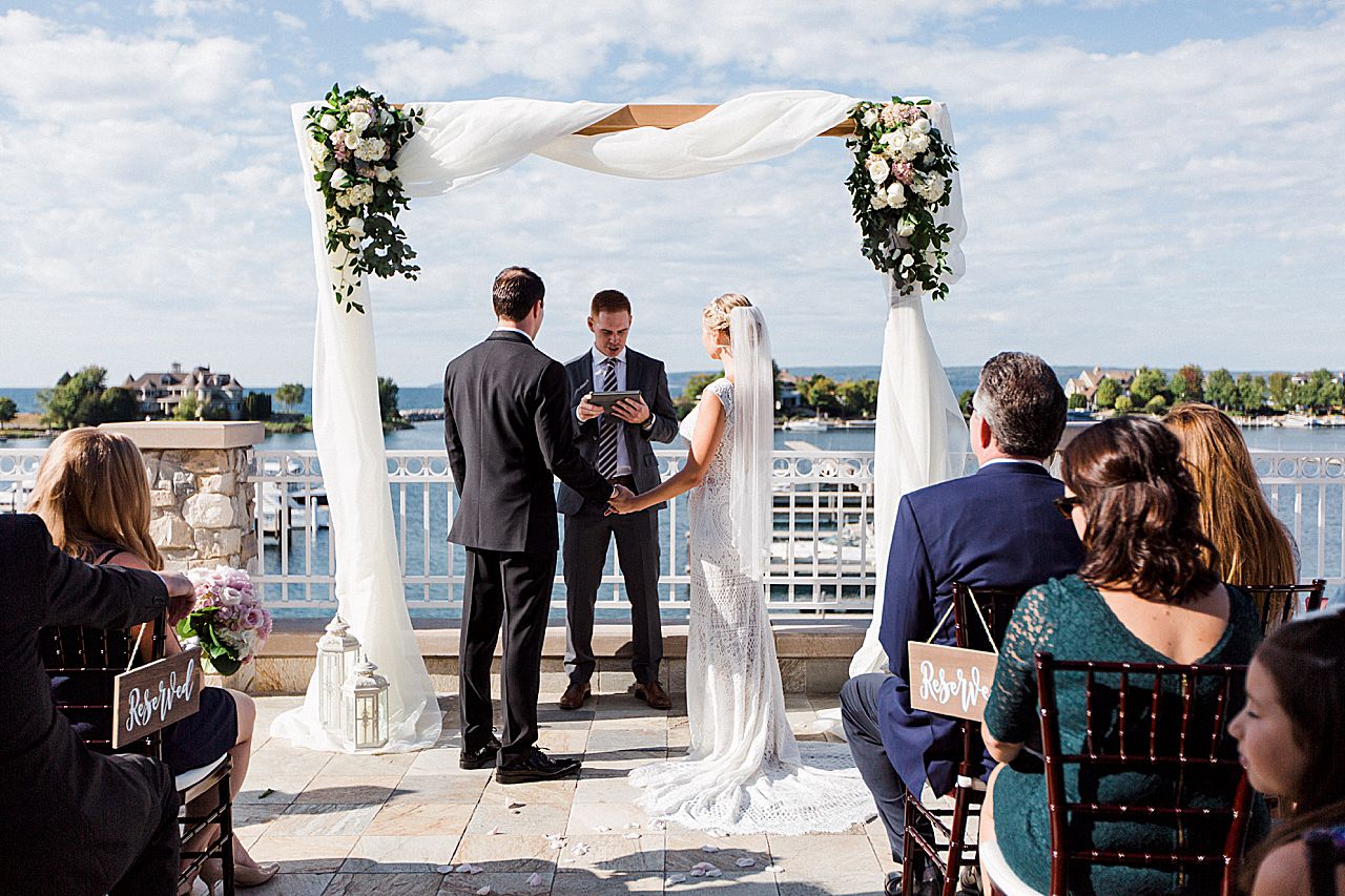 Northern Michigan Wedding Ceremony | The Weber Photographers