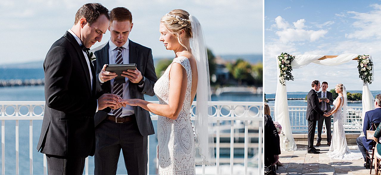 Petoskey Wedding Ceremony | The Weber Photographers