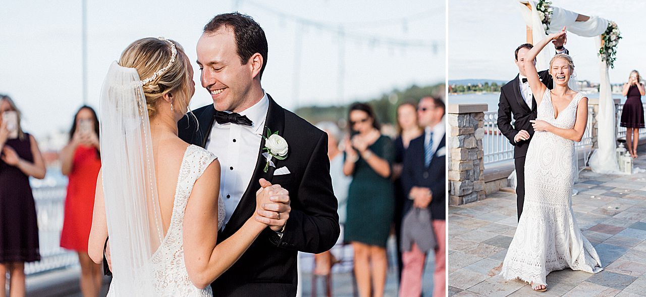 Bay Harbor Yacht Club Wedding Ceremony | The Weber Photographers