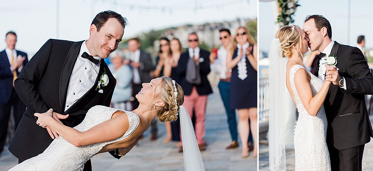 Bay Harbor Yacht Club Wedding Ceremony | The Weber Photographers