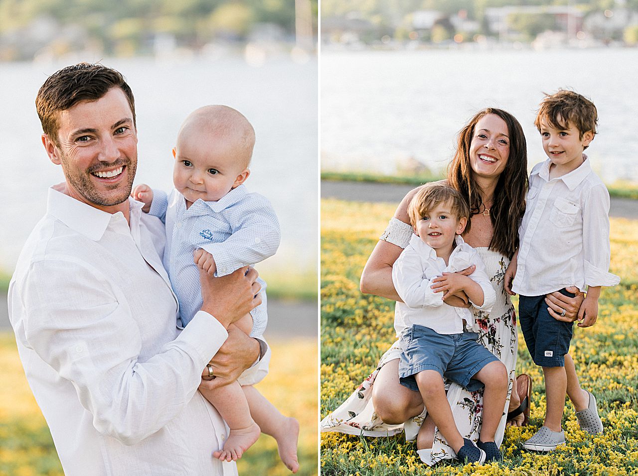 Father with his son and a Mother with her two sons