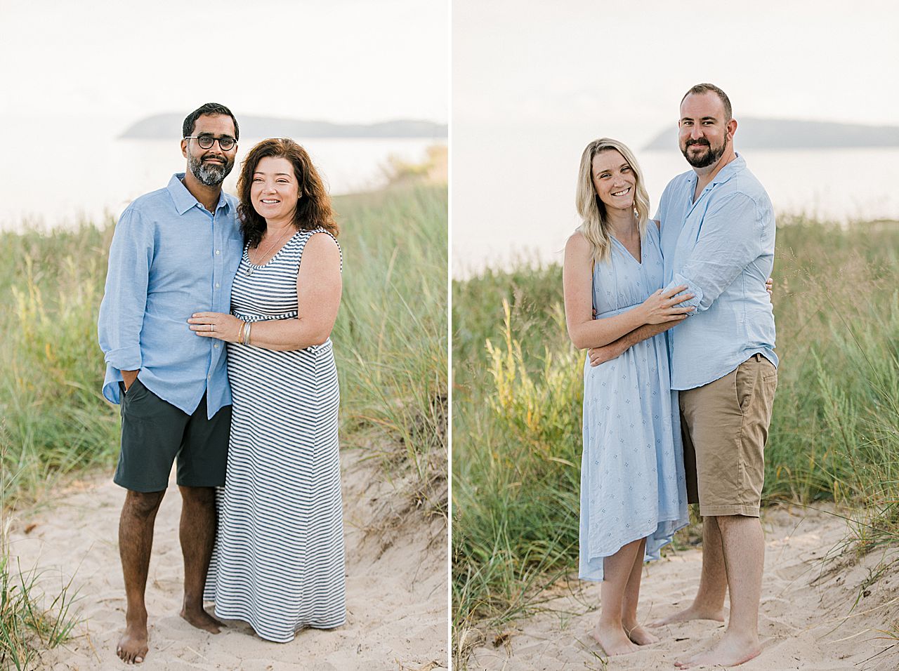 Two couples near Lake Michigan