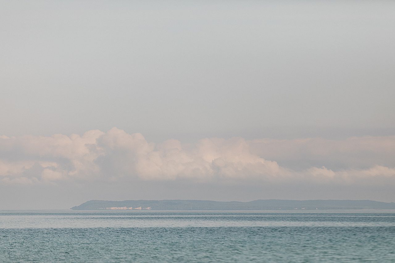 Lake Michigan and the dunes in the distance