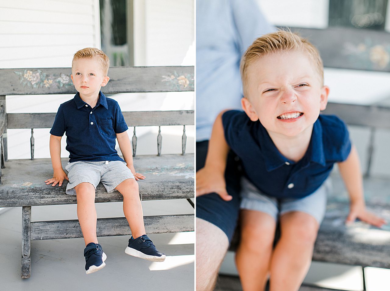 A portrait of a young boy in Petoskey, Michigan
