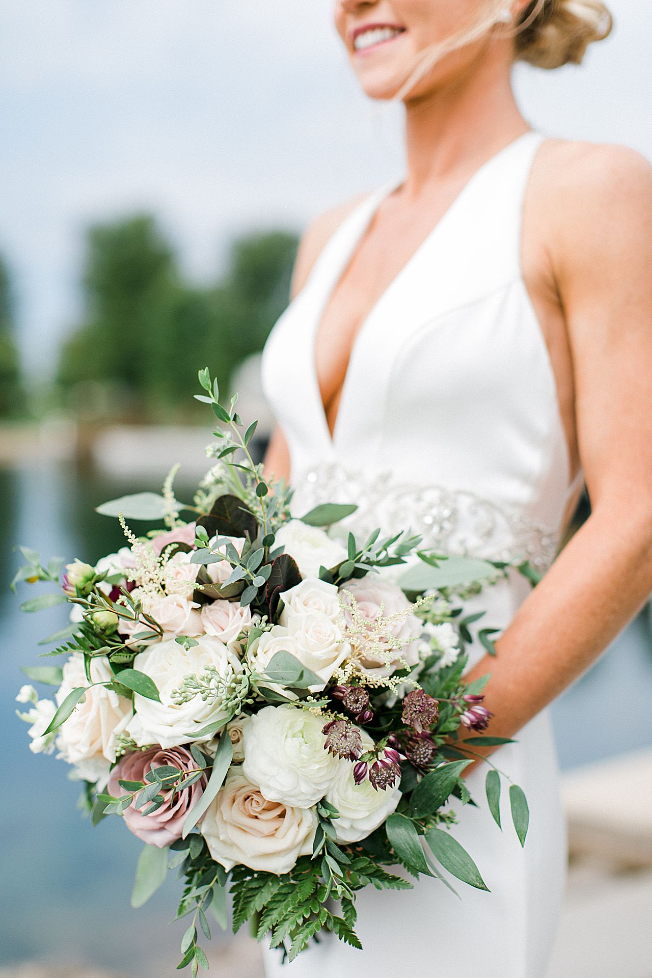 Bridal bouquet in Northern Michigan