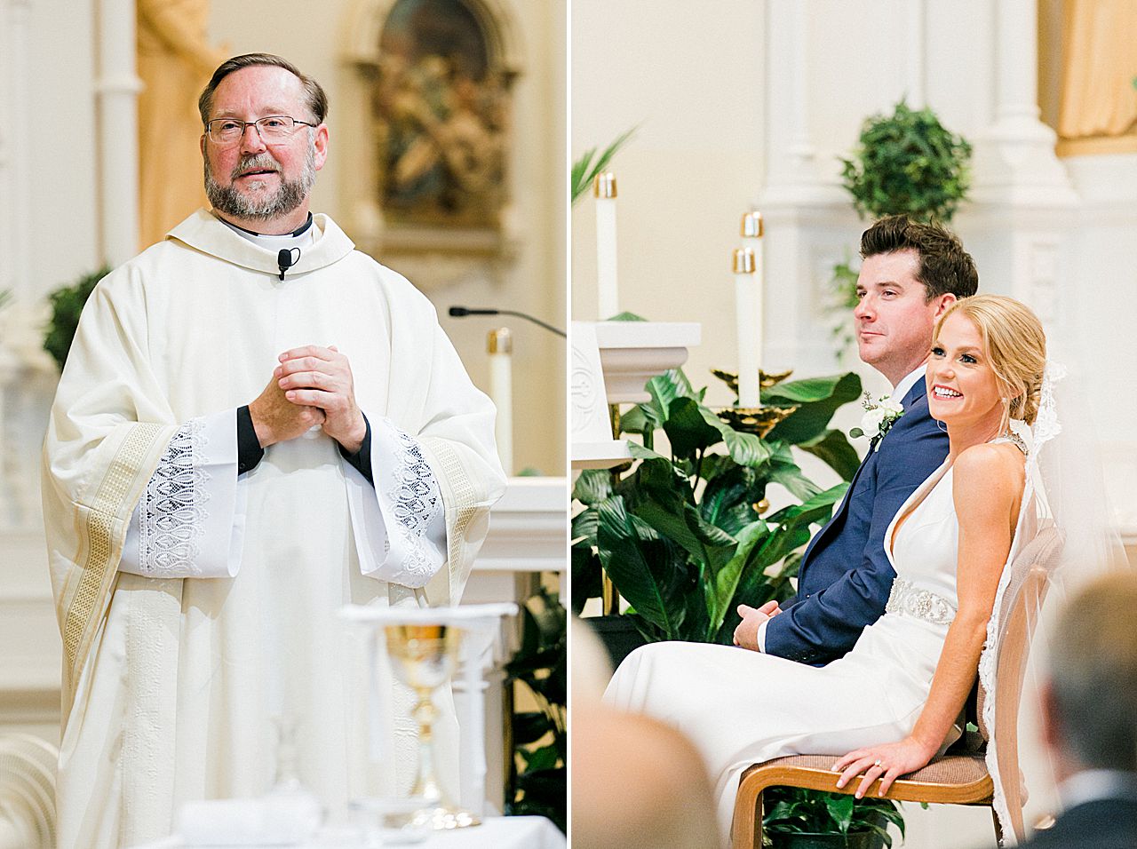 A wedding ceremony in Harbor Springs, Michigan