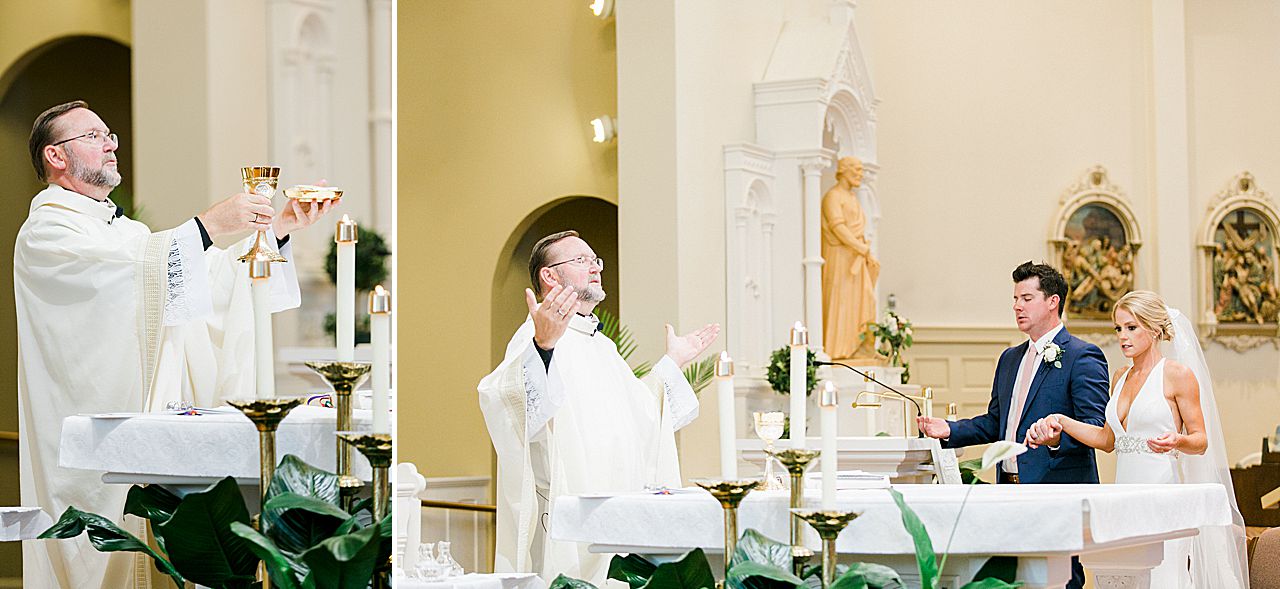 A wedding ceremony in Northern Michigan