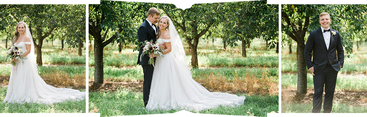 Bride and groom portraits